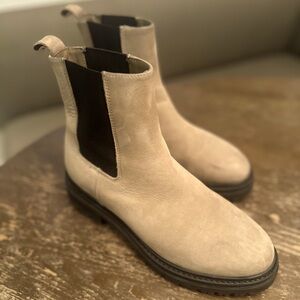 Jenni Kayne Brooklyn Lug Boot - Beige/Sand, Size 39